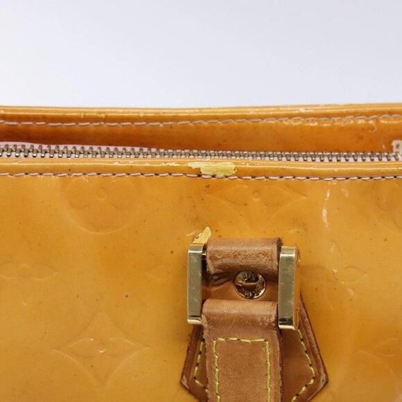 LOUIS VUITTON Monogram Vernis Houston Bag Marshmallow Pink LV Auth - Picture 14 of 16